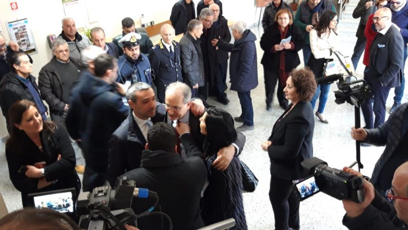 FOTO - Il ritorno di Paolo Mascaro come sindaco del Comune di Lamezia 