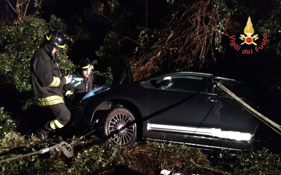 L'auto coinvolta nell'incidente