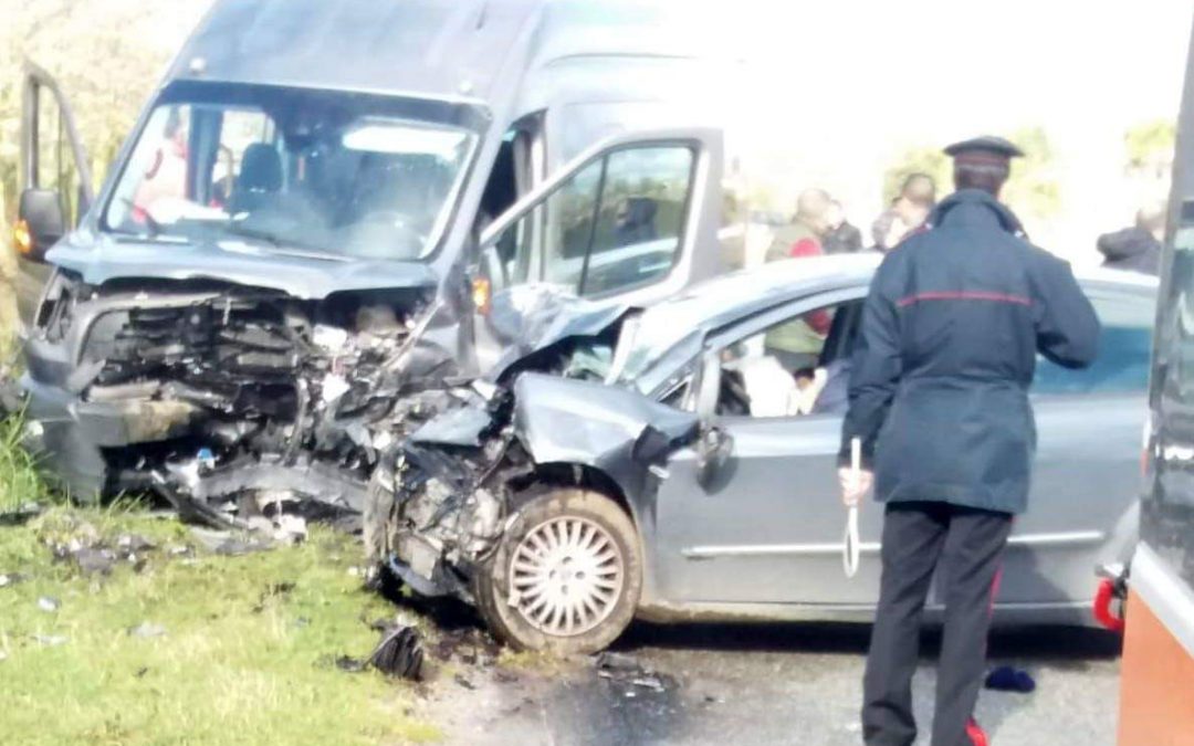 L'incidente stradale avvenuto nel Vibonese