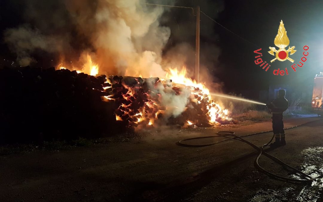 Le fiamme divampate