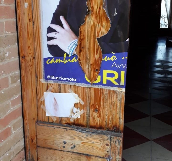 L'ingresso del comitato elettorale di Antonella Grilli a Grottole