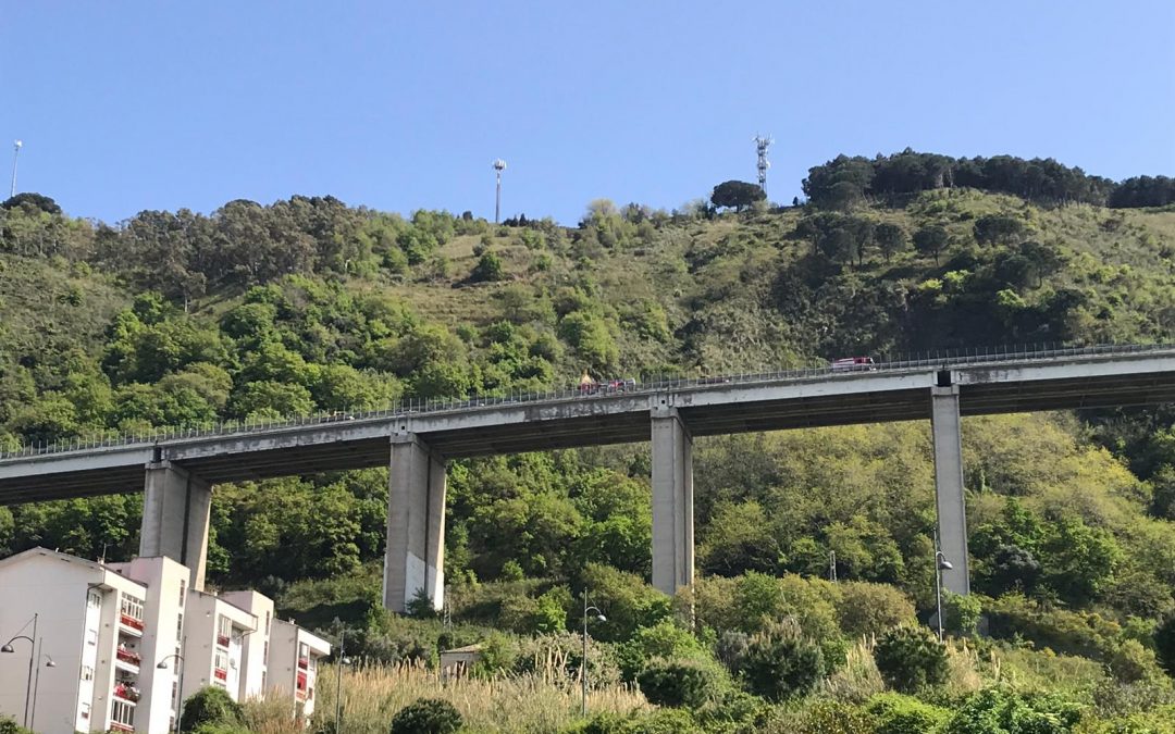 Un viadotto dell'autostrada Salerno-Reggio Calabria