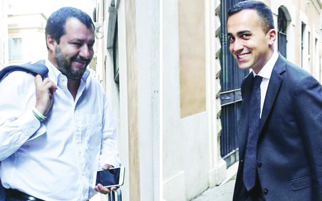 I due vice premier, Matteo Salvini e Luigi Di Maio