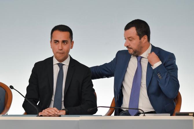 I vicepremier Di Maio e Salvini