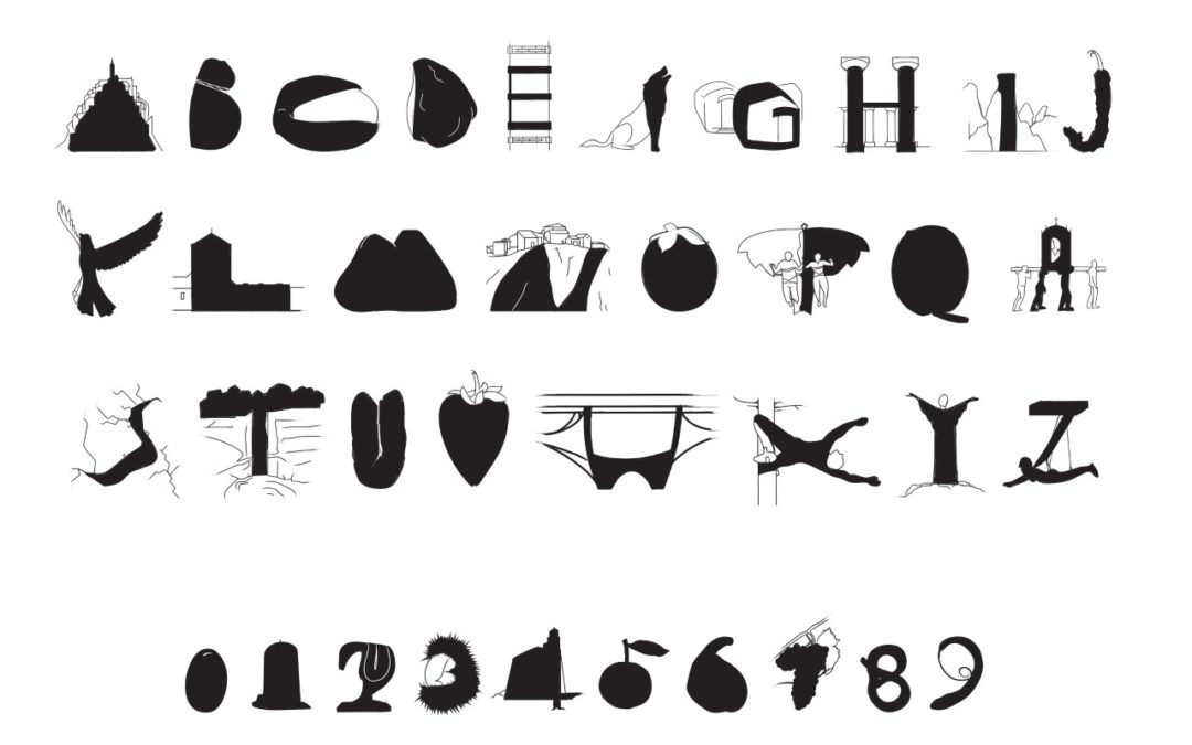 Il font Lucanum con i simboli della Basilicata