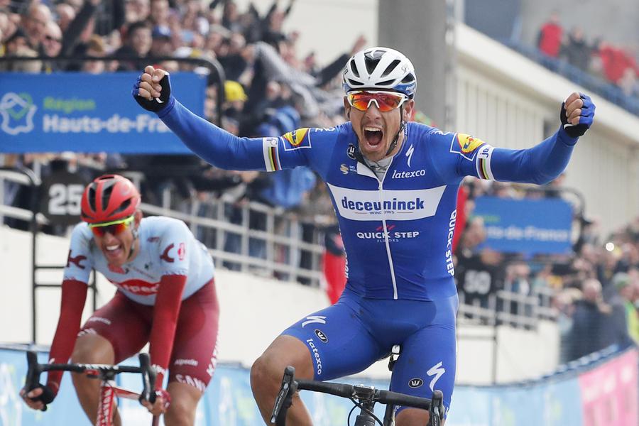 Philippe Gilbert vince la Parigi-Roubaix 2019