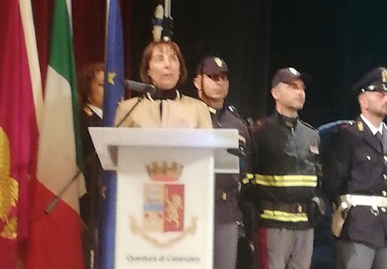 L'intervento del questore di Catanzaro, Amalia Di Ruocco