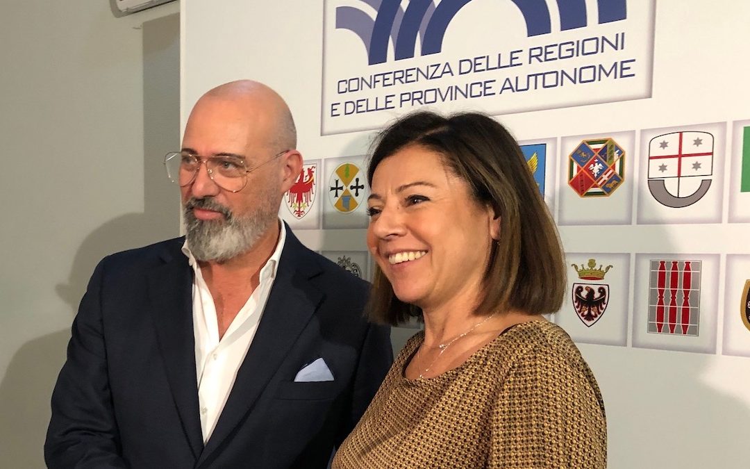 Stefano Bonaccini e Paola De Micheli