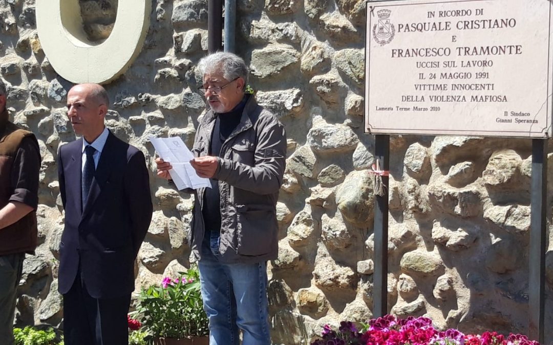 FOTO – Lamezia Terme commemora Pasquale Cristiano e Francesco Tramonte 28 anni dopo il loro omicidio