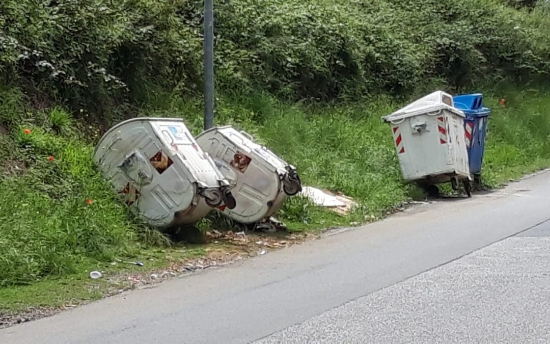 Il luogo dove è avvenuto l'incidente a Lamezia