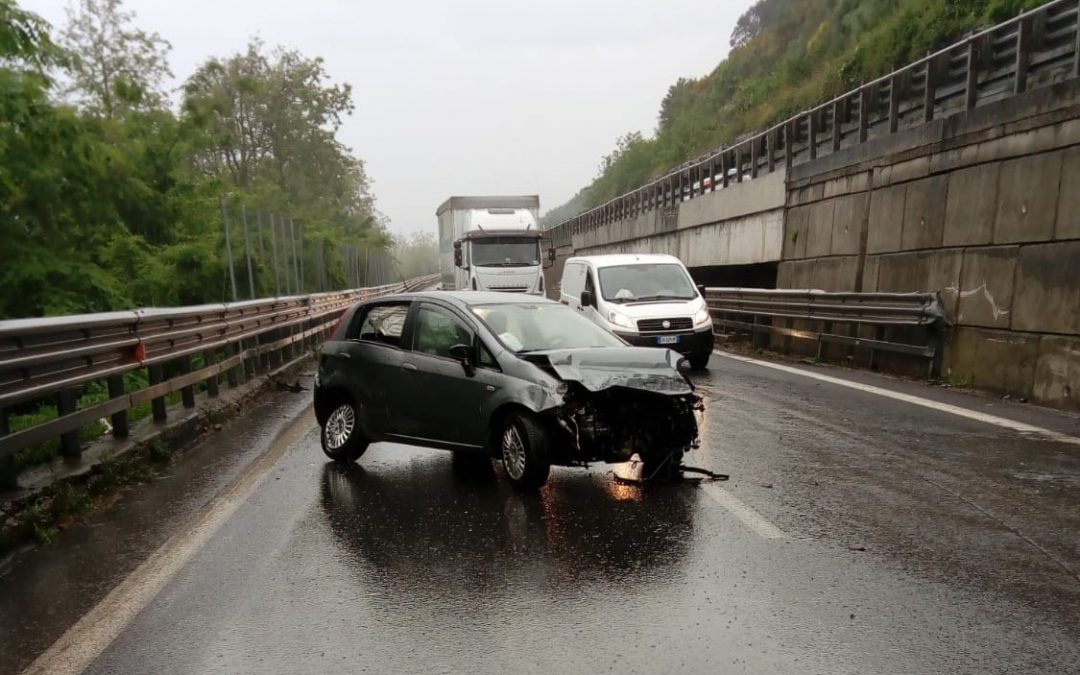 L'auto coinvolta nell'incidente