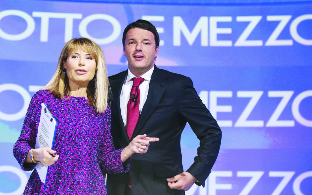 Lilli Gruber e Matteo Renzi
