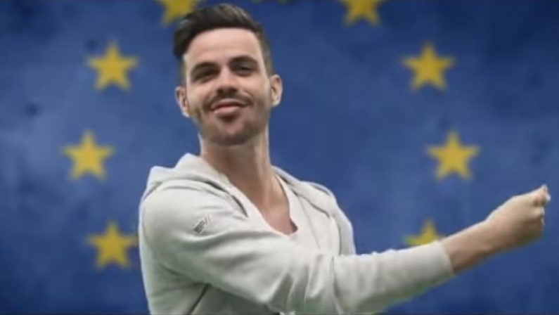 Lorenzo Baglioni lancia il suo Inno neomelodico dell'EuropaLa Musica per diffondere la forza dell'Unione e invitare al voto