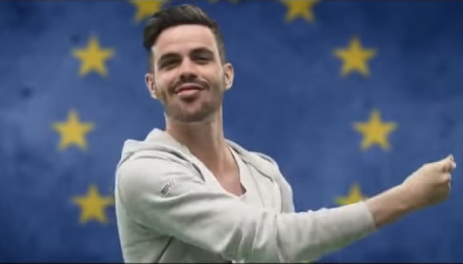 Lorenzo Baglioni lancia il suo Inno neomelodico dell’Europa La Musica per diffondere la forza dell’Unione e invitare al voto