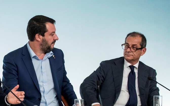 Matteo Salvini e Giovanni Tria