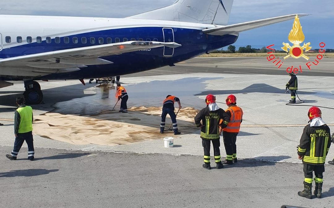 L'intervento dei vigili del fuoco