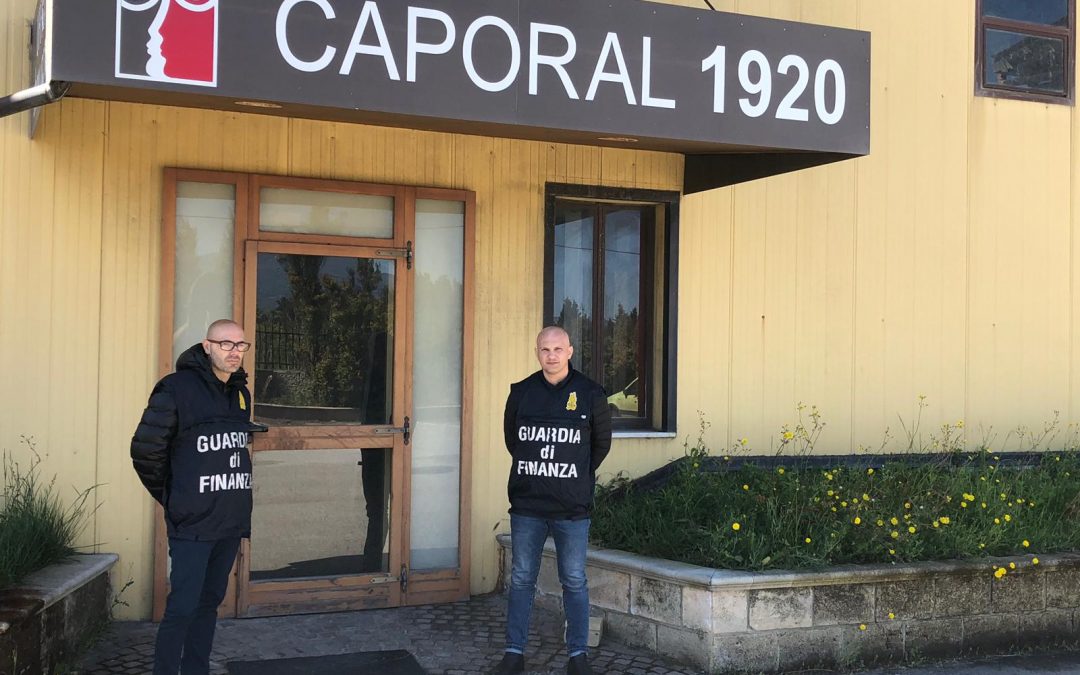 I controlli della guardia di finanza nell'azienda