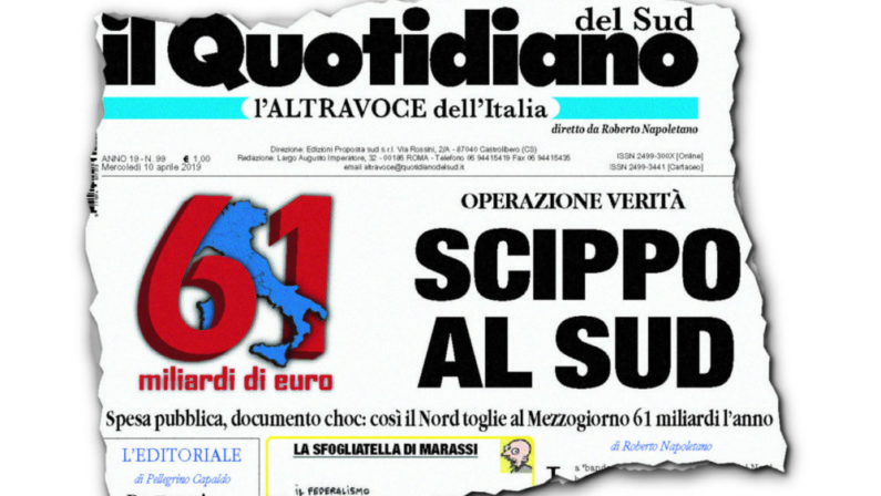 Sprechi al Nord Italia, spiccioli al MezzogiornoLa verità dello Scippo al Sud raccontata dai numeri