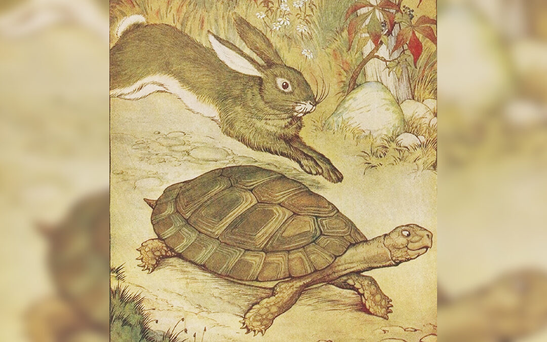 Illustrazione di Milo Winter tratta da una favola di Esopo del 1919