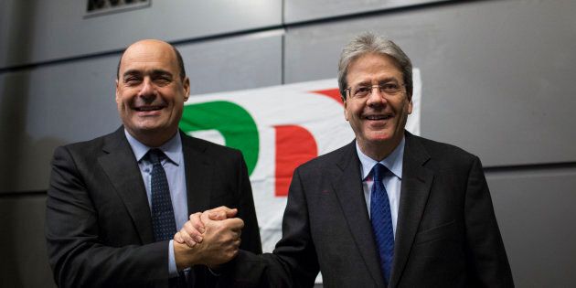 Nicola Zingaretti e Paolo Gentiloni