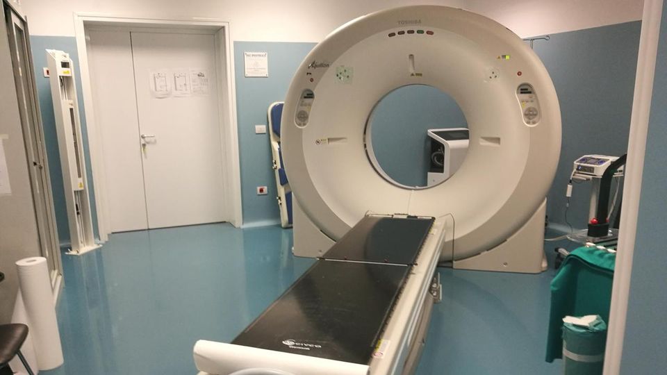 Una macchina per la Tomografia assiale computerizzata (Tac)