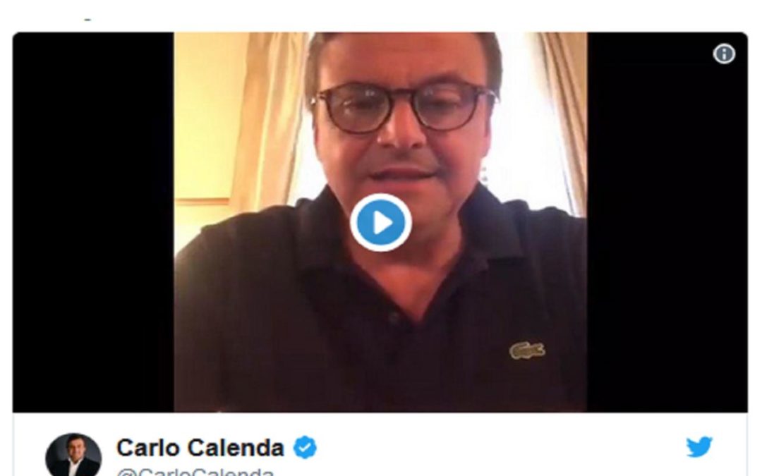 Il video in cui si vede la maglia Lacoste di Calenda