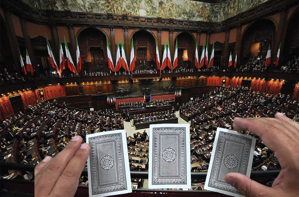 L’editoriale del direttore Roberto Napoletano Dallo Scippo di Stato all’azzardo leghista Il gioco delle tre carte