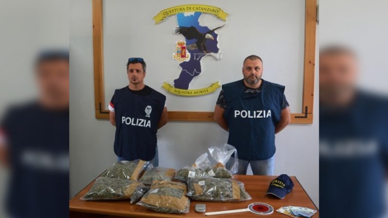 Quasi tre chili di marijuana nascosta in un garageDue persone arrestate e una denunciata a Catanzaro