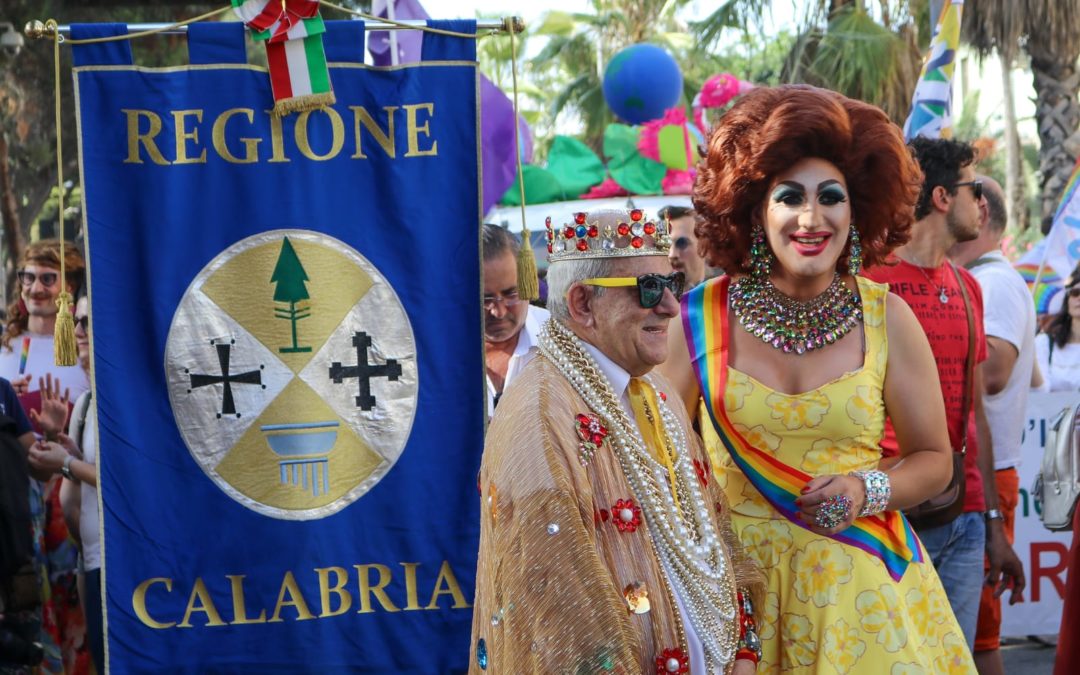 Un momento del Gay prode di Reggio Calabria