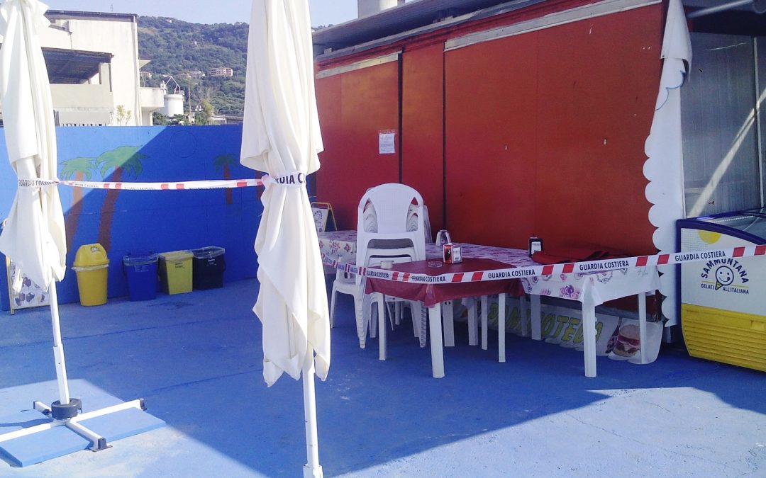 Il locale sequestrato