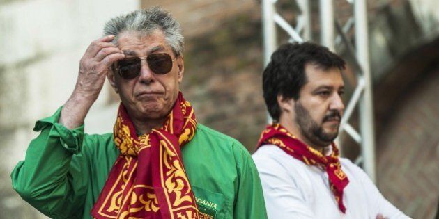 Umberto Bossi e Matteo Salvini