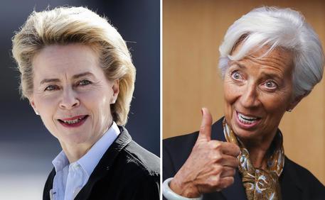 Ursula von der Leyen e Christine Lagarde