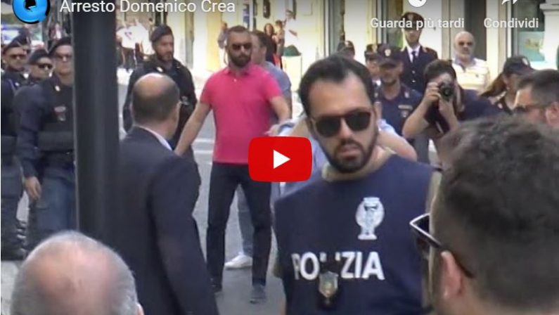 VIDEO - Arresto di Domenico CreaL'arrivo del latitante in Questura