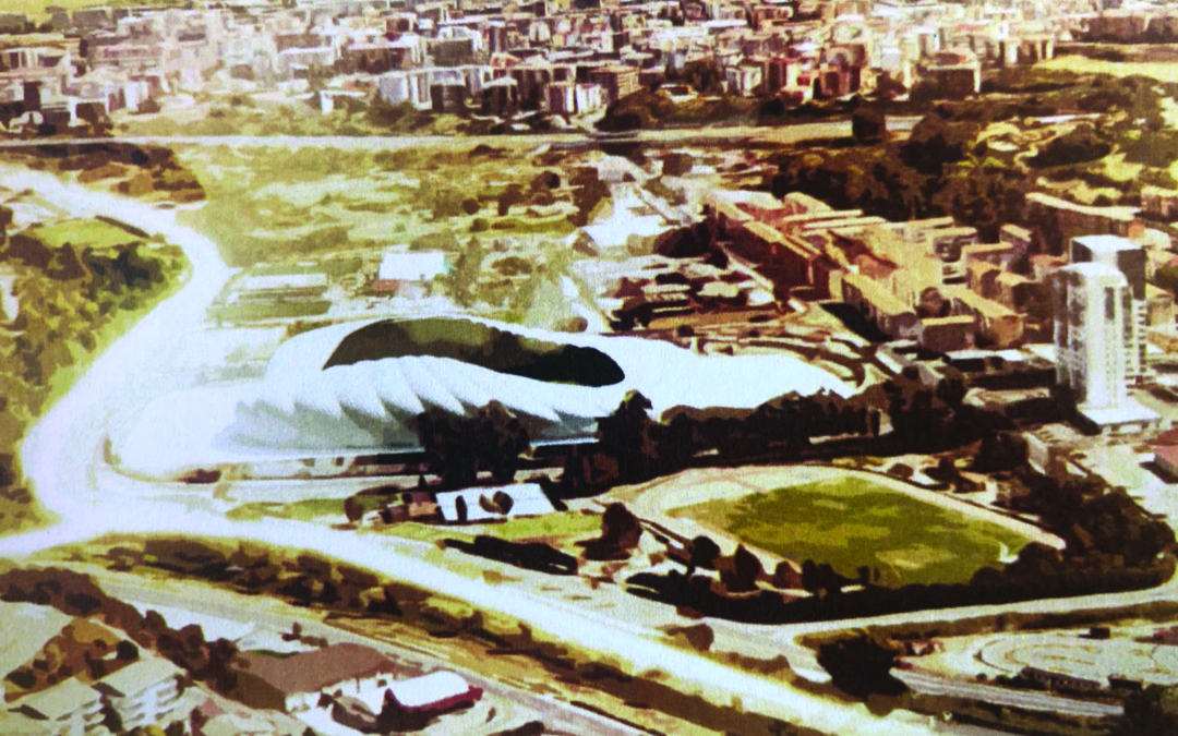 Il rendering del nuovo stadio