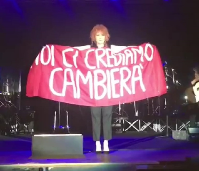 Fiorella Mannoia sul palco di Soverato