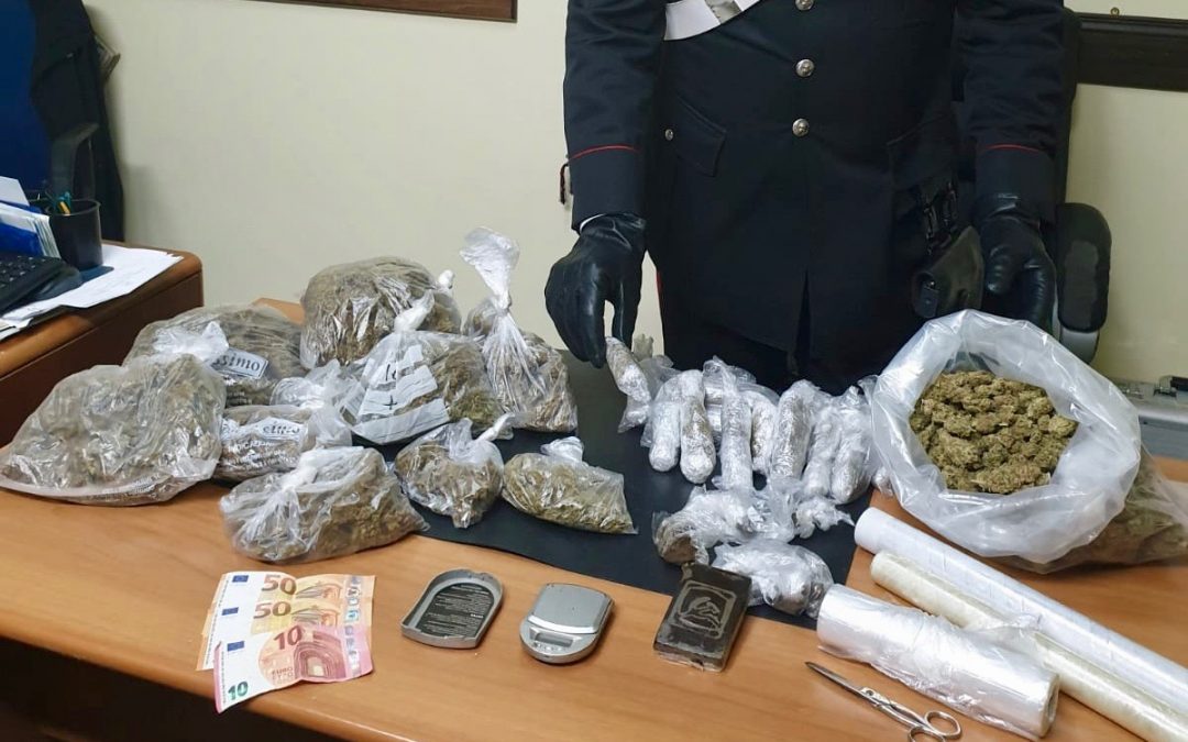 Carabinieri arrestano spacciatore percettore di reddito cittadinanza