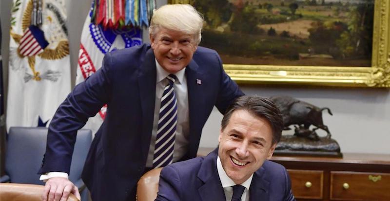 Donald Trump e Giuseppe Conte