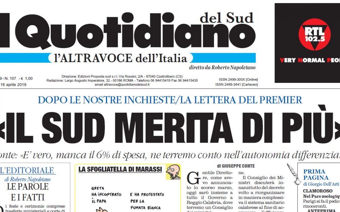L’editoriale del direttore Roberto Napoletano Il complesso di colpa che debilita l’Italia