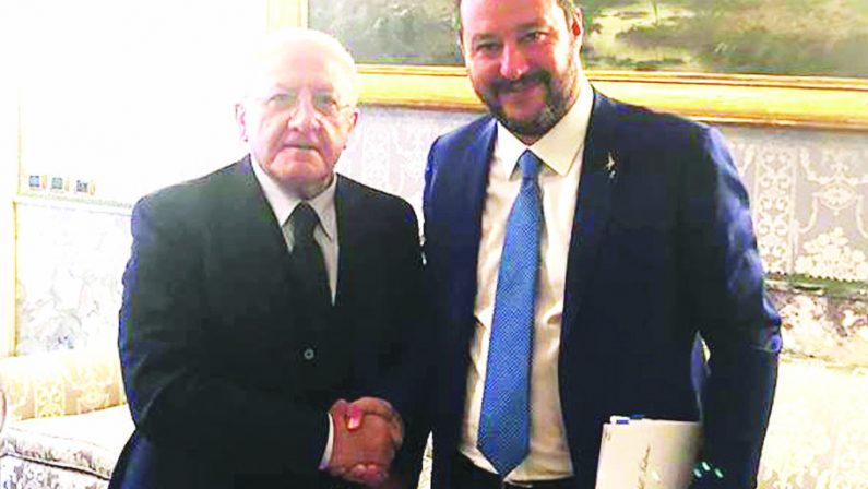 Regionali, De Luca sfida Salvini al confronto