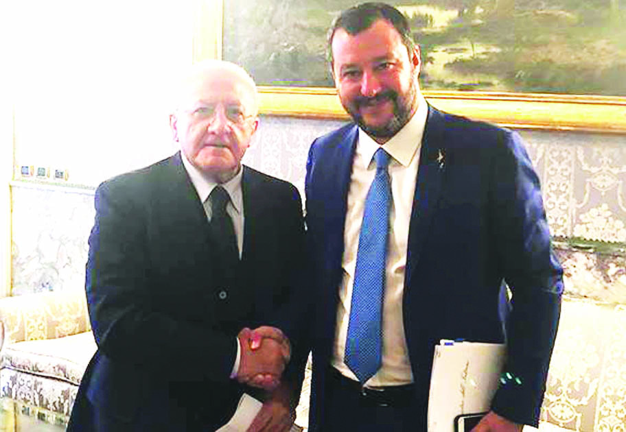 Regionali, De Luca sfida Salvini al confronto