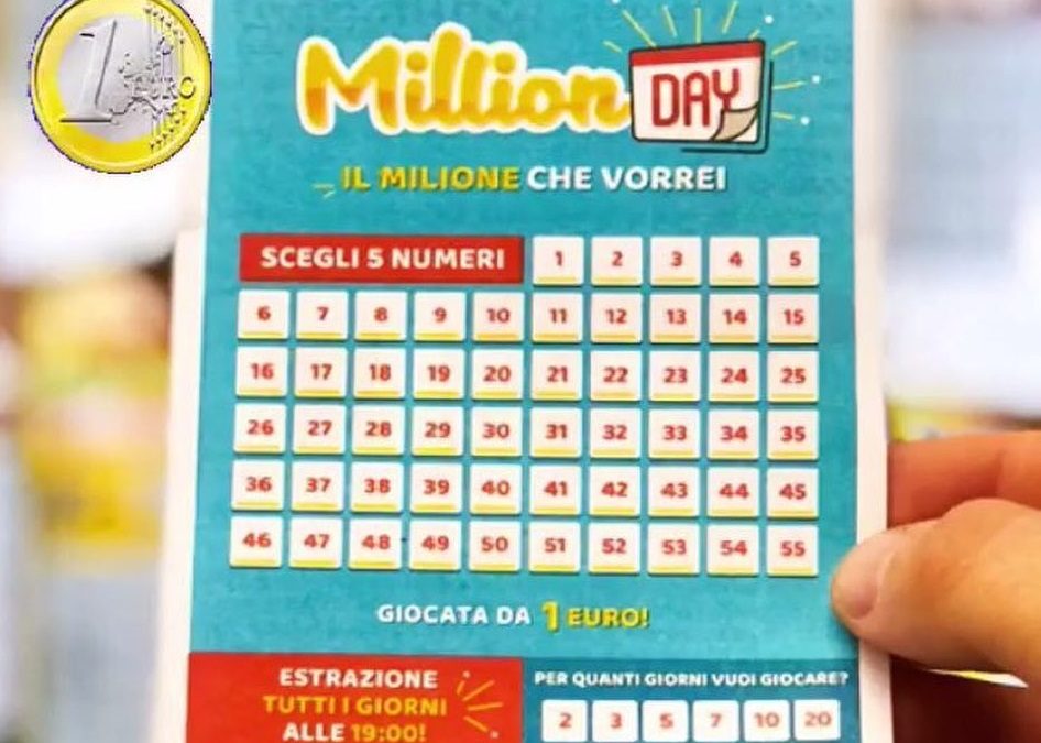 Millionday, doppia vincita da un milione nello stesso giorno: a Potenza uno dei due fortunati