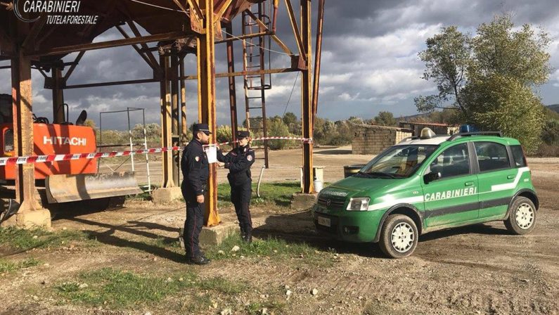 Sequestrati nel Cosentino due impianti di calcestruzzo realizzati su area demaniale