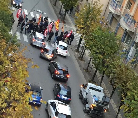 La protesta a Cosenza