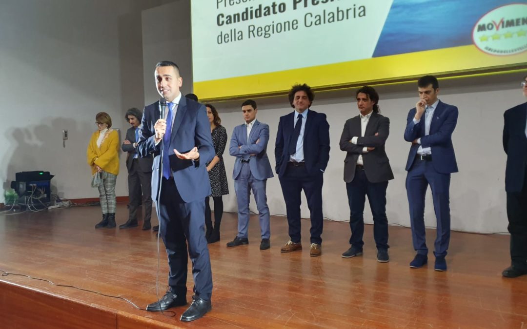 L'intervento di Luigi Di Maio a Catanzaro