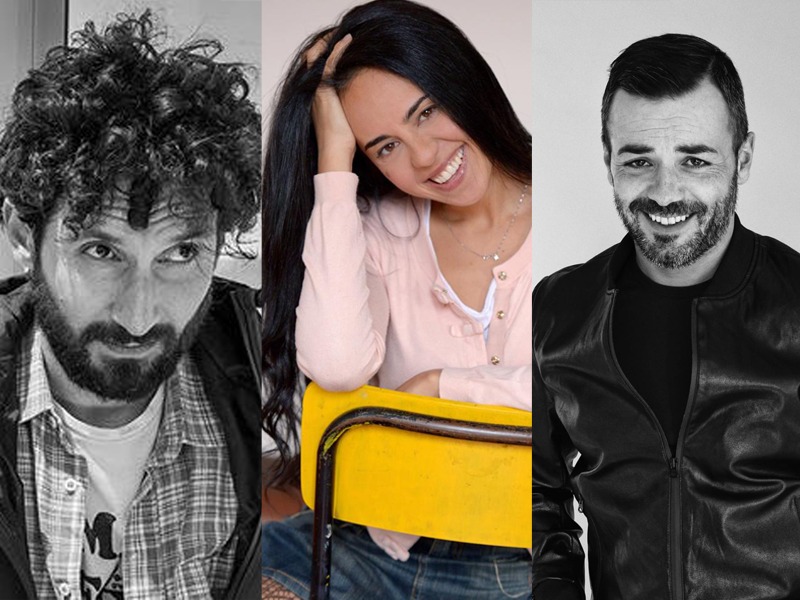 Gianluca Vetromilo, Teresa Timpano e Angelo Colosimo