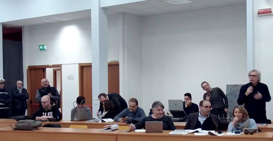 Il Consiglio comunale di ieri mattina nell’aula Pasolini