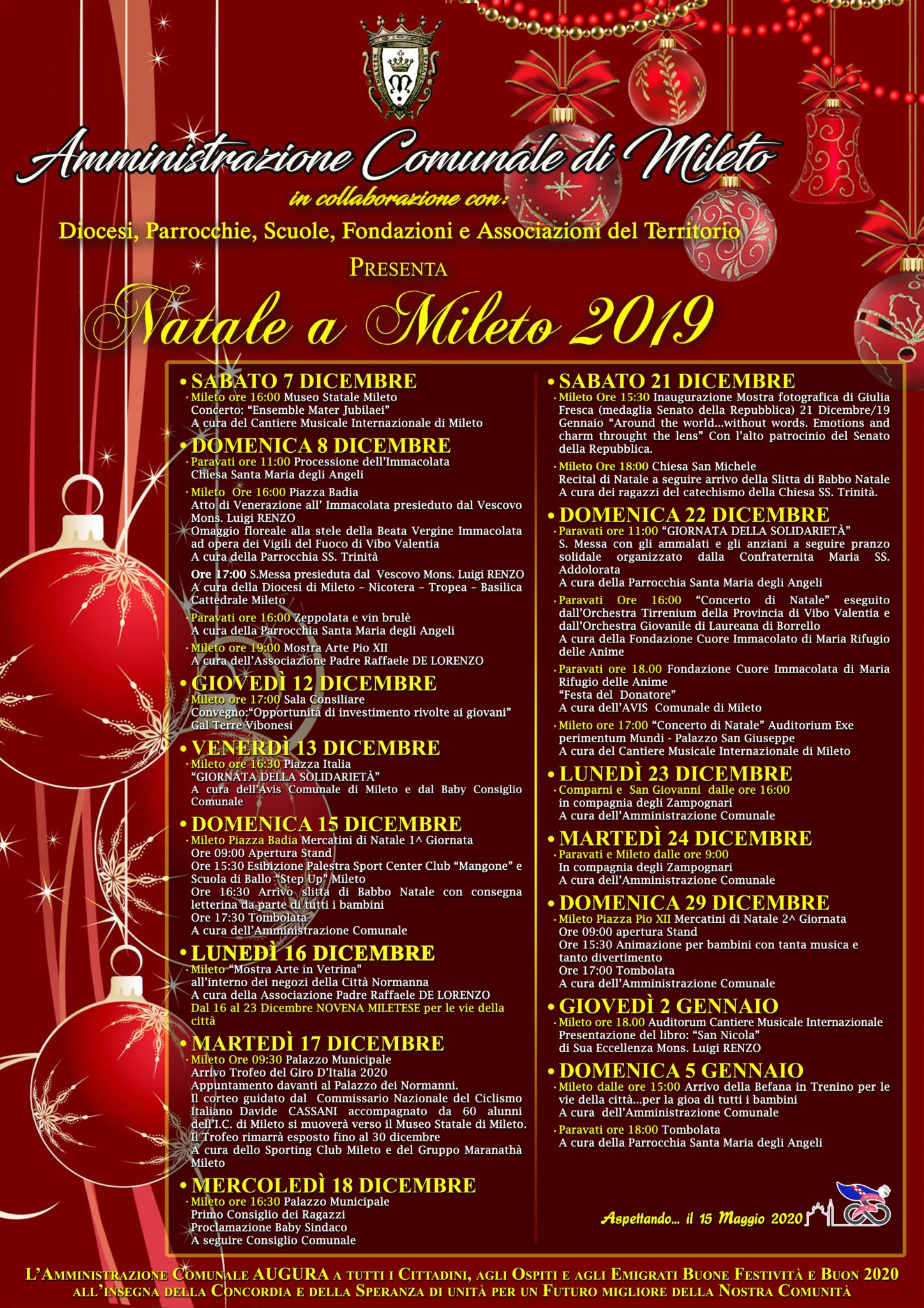 Manifesto feste Mileto