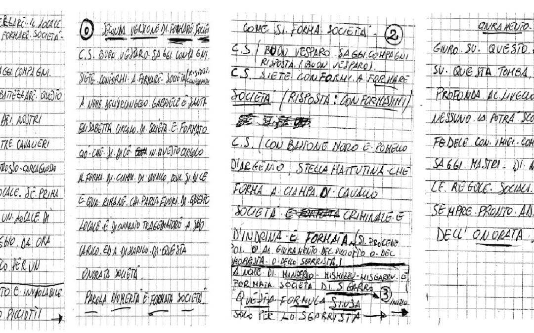 I riti di affiliazione alla 'ndrangheta scoperti durante l'operazione Rinascita Scott