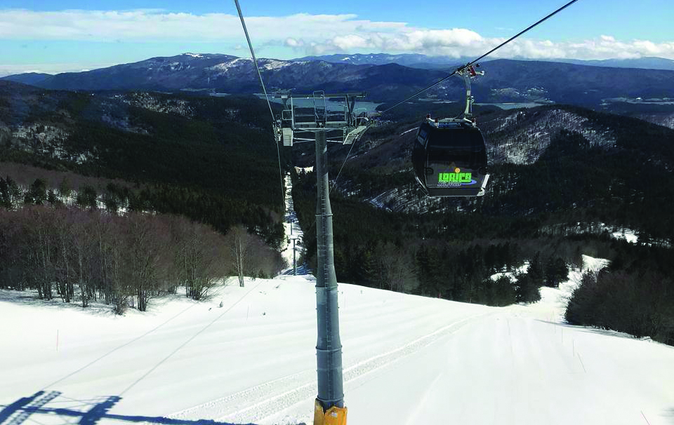 L'impianto da sci di Lorica