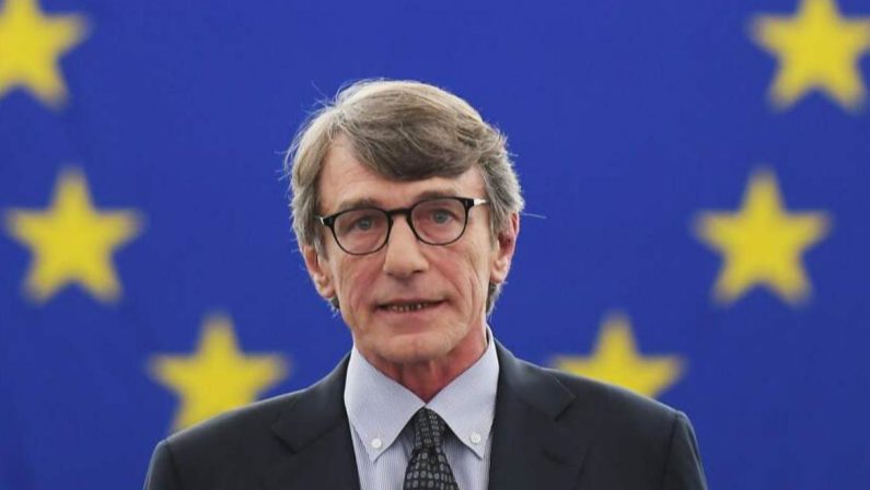 Il presidente dell'Europarlamento: «Vanno unite le due Italie»
Sassoli: «Necessario ridurre il divario tra Nord e Sud» 